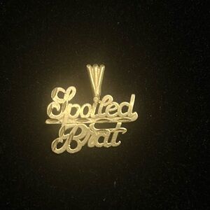 🎄🎅🏻🎁 14K Yellow Gold “Spoiled Brat” Charm